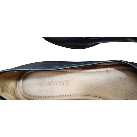 Madewell The Reid Ballet Flat in Leather Womens Black Size 7 - Picture 7 of 11